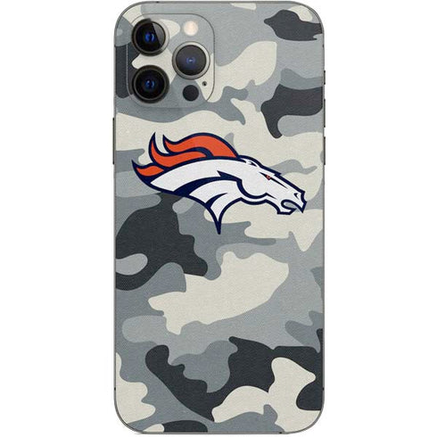 NFL Denver Broncos Camo iPhone 12 Pro Skin